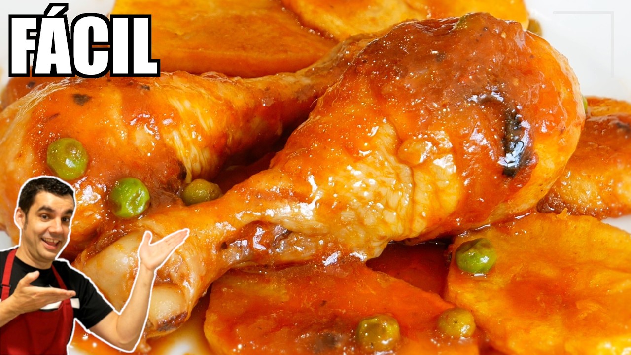 🍗🔥 POLLO a la PORTUGUESA ¡la RECETA más DELICIOSA y FÁCIL! 🍽️😋