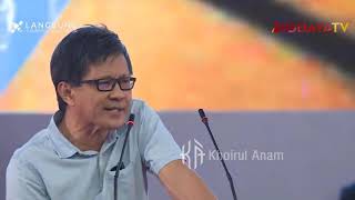 Rocky Gerung pidato di politik kebangsaan tim PRABOWO SANDI