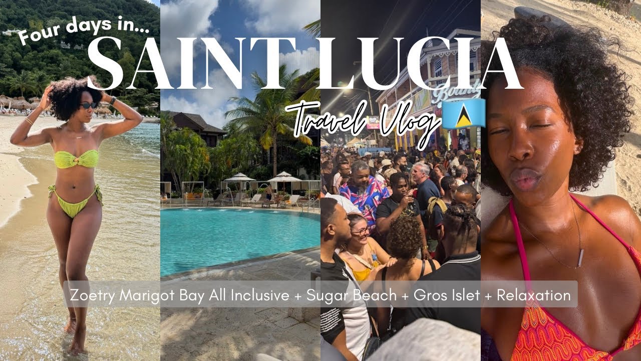 Leaving NYC for St. Lucia: The Trip That Saved 2025 | TRAVEL VLOG, Zoëtry All-Inclusive, Sugar Beach
