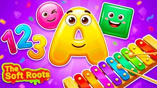 Preschool Learning activities for 3 year olds at home | Learn ABC Phonics Shapes Numbers Colors 🌈 screenshot 3