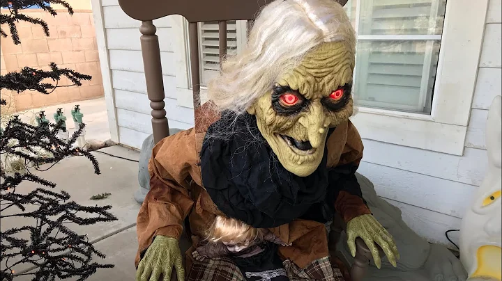 Our Halloween Yard Display 2021, Day & Night!