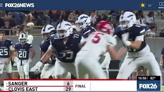 Elijah Wilson C/O 2027 vs Sanger / Local Media Coverage