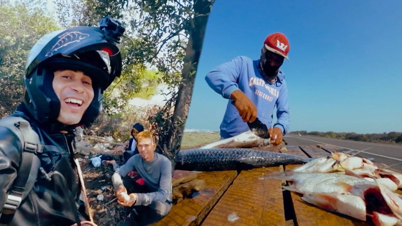 Pescadores en el Camino - Viaje 550 Kilómetros para Llegar a las Salinas de Manaure.