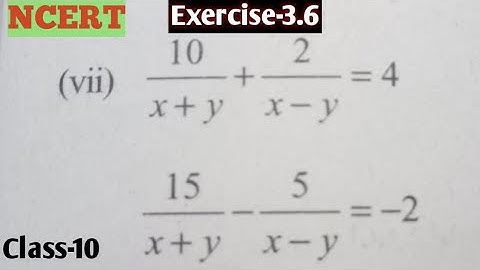 Linear equations in 2 variables class 10//Solve the following pairs of equations by reducing them