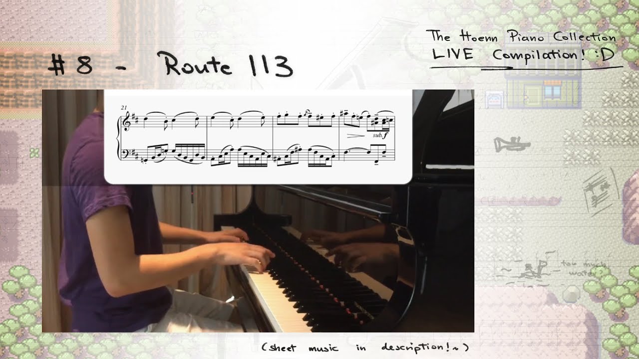 25 Minutes of LIVE HOENN PIANO! :D (Pokémon RSE/ORAS Piano Compilation! ^^)