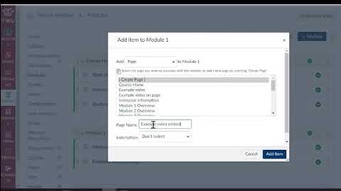 Canvas Quick Tips: Panopto in Canvas Embedding Recordings on a Page