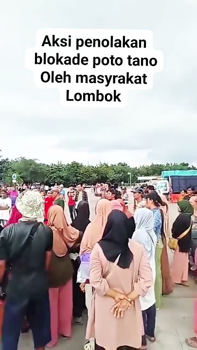 Penutupan Pelabuhan Poto Tano #shorts #shortvideo #lombok #lombokpetualang