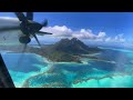 Air Tahiti 🇵🇫 Papeete PPT -  Bora Bora BOB via Raiatea RFP, ATR 72-600 [FLIGHT REPORT] 2020