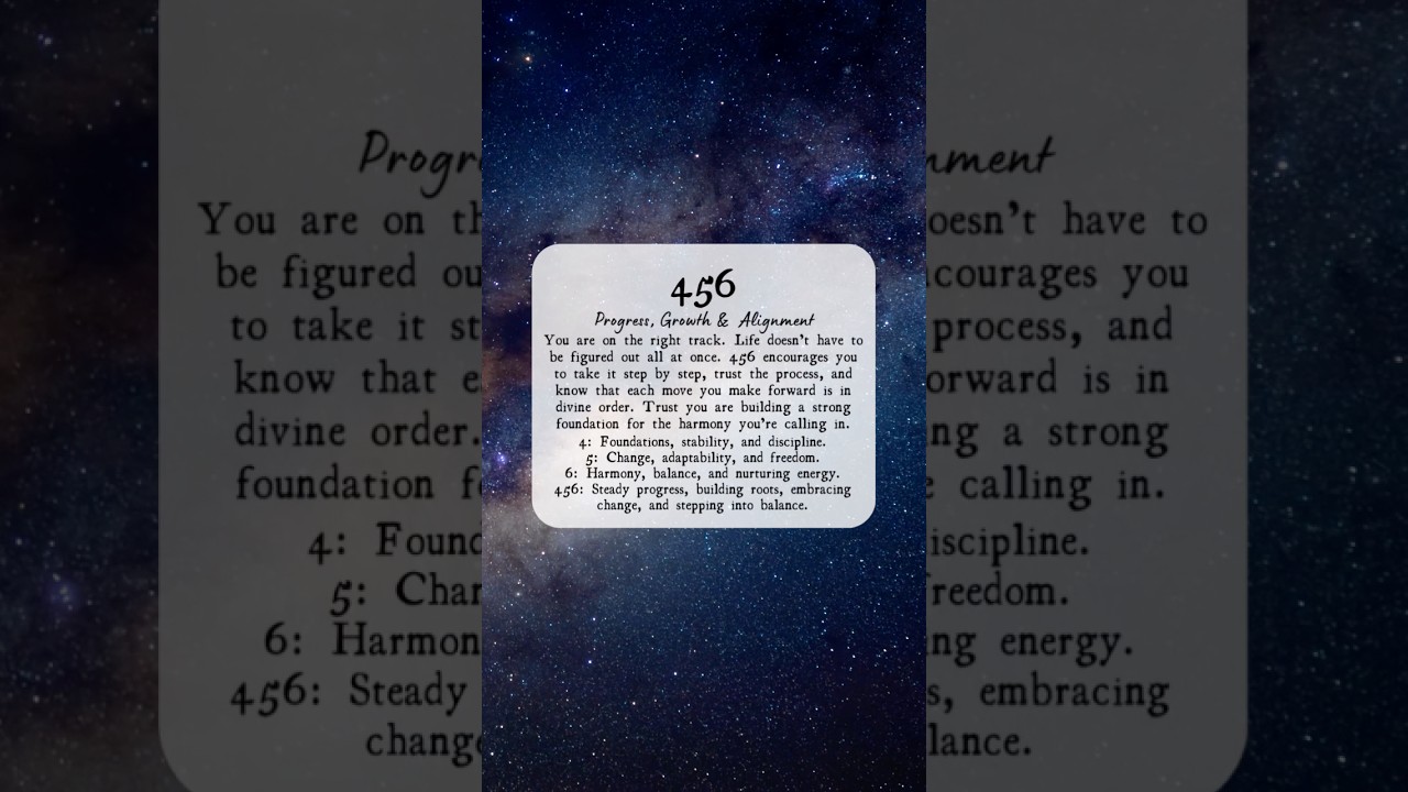 Meaning of Number 456 #456 #numerology #lightofthebee - YouTube