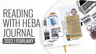 Reading With Heba Journal February 2022 | Traveler's Notebook Archer & Olive