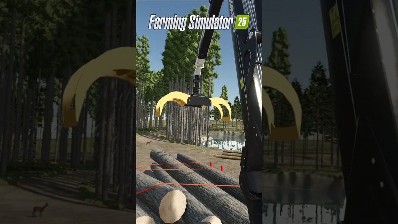 FS25: DEER CHASE GONE WRONG IN FARMING SIMULATOR 2025! 🦌💨