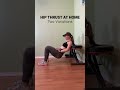 Hip Thrust at Home Variations #homeworkout #lowerbodyworkout