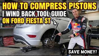 How to Compress Rear Brake Caliper Piston | Wind Back Tool Guide