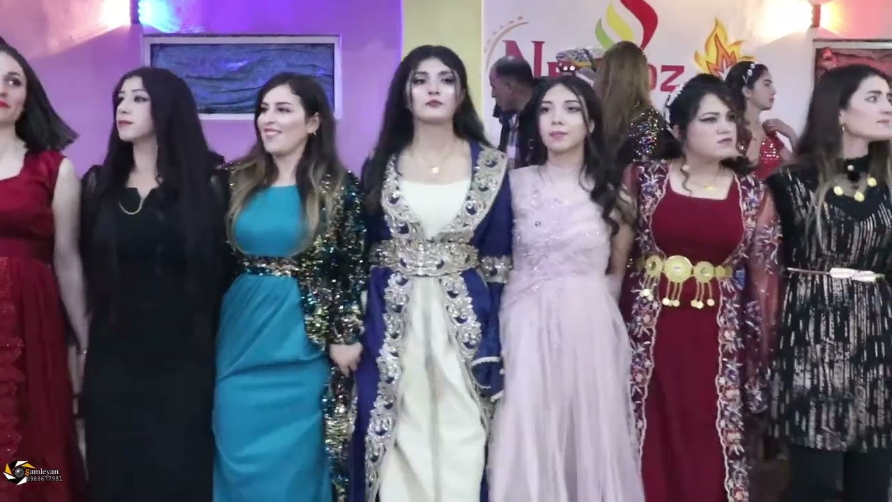 اجمل افراح كوباني صالة نيروز حفلة قرية شيران عريس ويس & مروى(5) فيديو شامليان 0988677981حمودة
