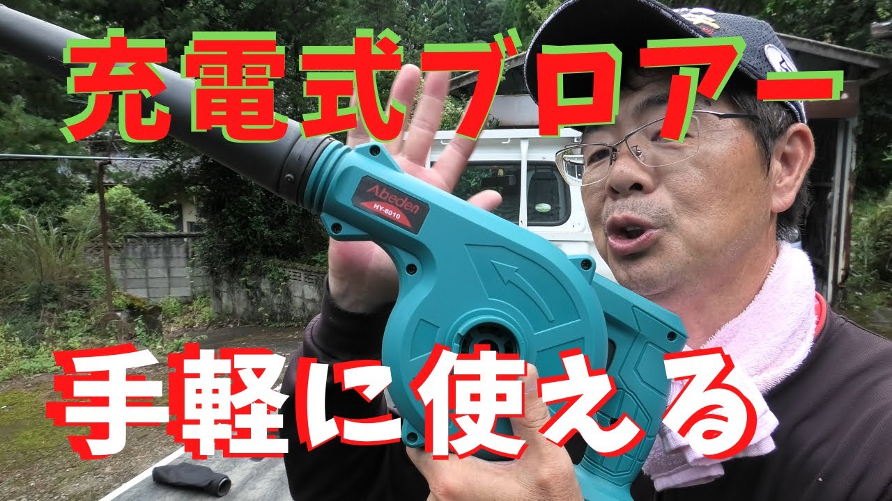 欲しかったバッテリー式コードレスブロアー買ってしまった！