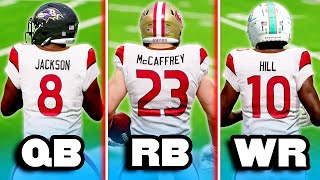 I made a team of NFL PRO BOWLERS