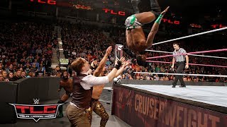 Cedric Alexander Rich Swann Wow The Crowd With Their Acrobatic Offense Wwe Tlc 2017