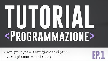 Imparare a programmare ep.1 (JavaScript)