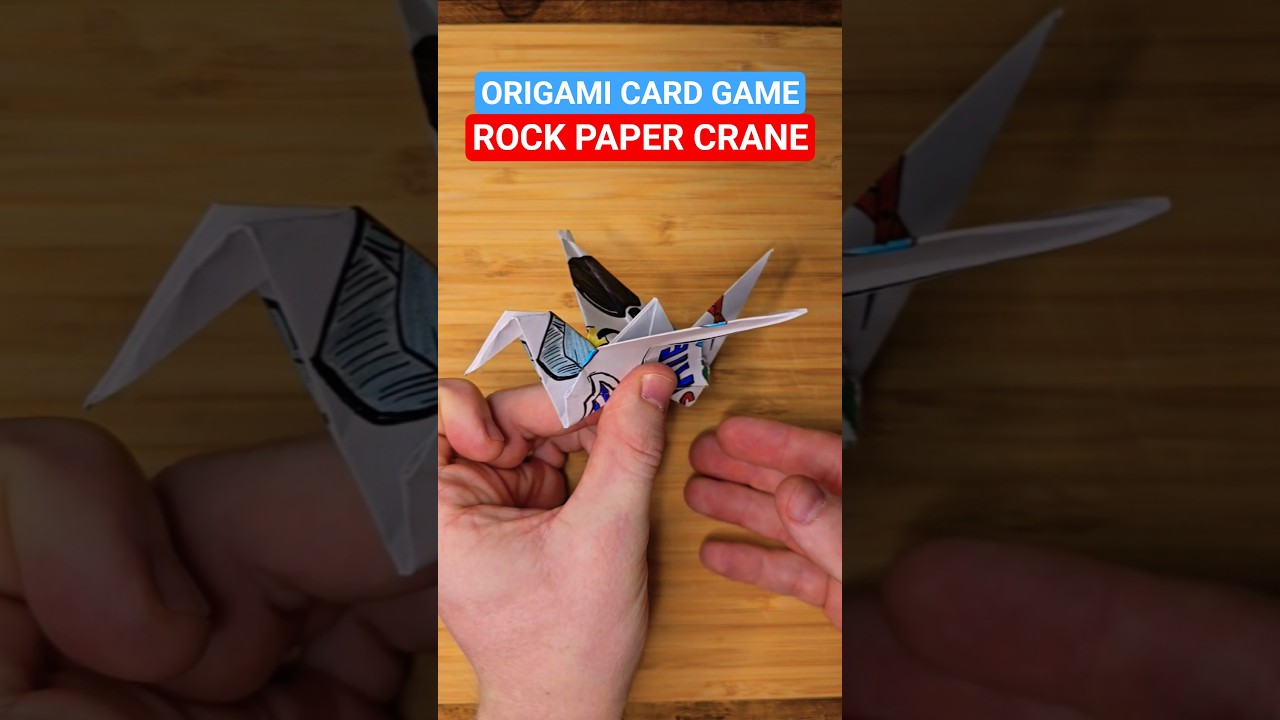 Rock Paper Crane. The FIRST Origami Card Game!