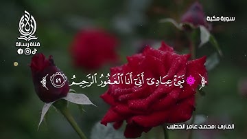 سورة الحجر بتلاوة خاشعة بصوت الشيخ محمد عامر الخطيب Surah Al Hajar