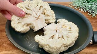 I've been making this cauliflower all week and my husband is asking for more! Cauliflower steak