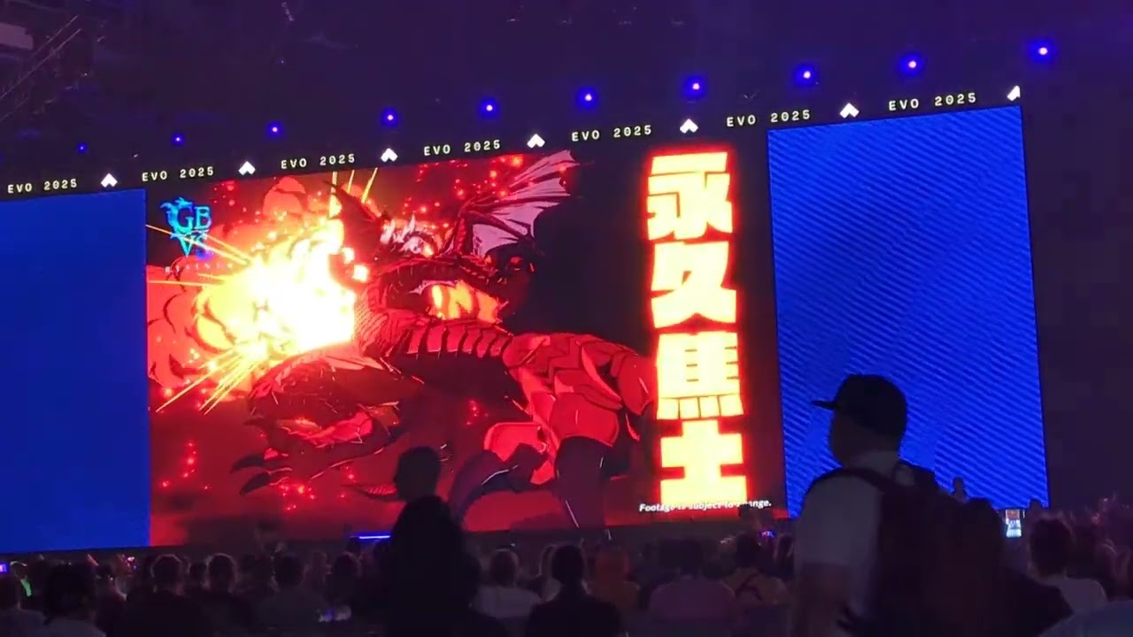 Evo2025 crowd reaction Granblue Fantasy Versus: Rising Wilnas