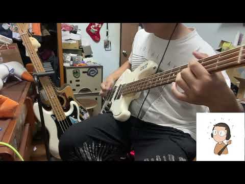 indigo la End - 夜汽車は走る (Bass Cover)