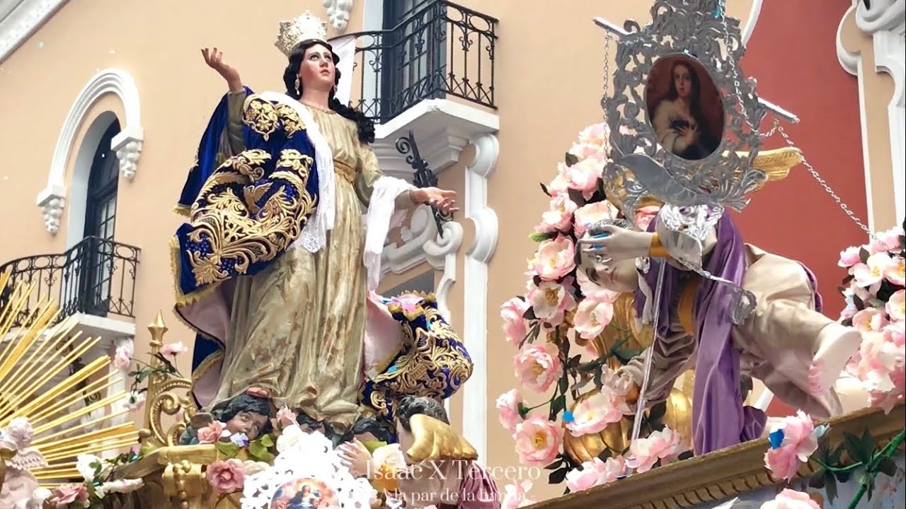 UN VALS PARA LA REINA DEL CIELO || Virgen de la Asuncion a su paso por el Arco de Correos 2023