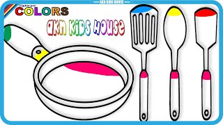 Information Kitchen Supplies Coloring Pages / Akn Kids House Guide