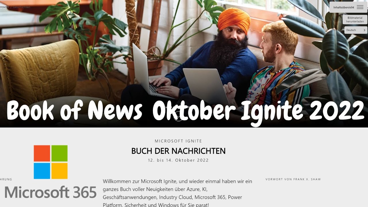 Book of News der Oktober Ignite 2022 Die Ignite in Papierform YouTube