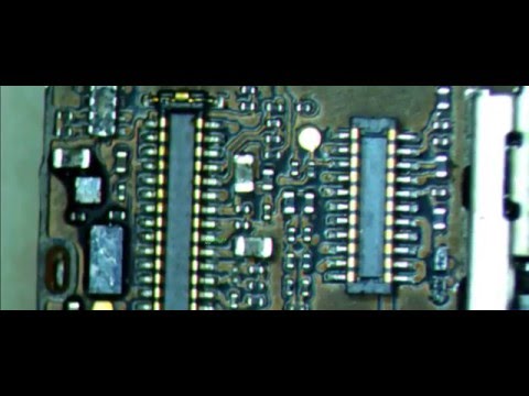 Cautin para soldar nano resistencias trabajando Soldering iron resistors working nano