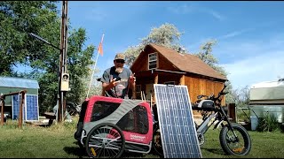 Solar Ebike and Camper: Recharge While You Ride and Camp!