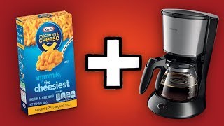 I Cooked Mac N Cheese in a Coffee Pot! This is what happened..