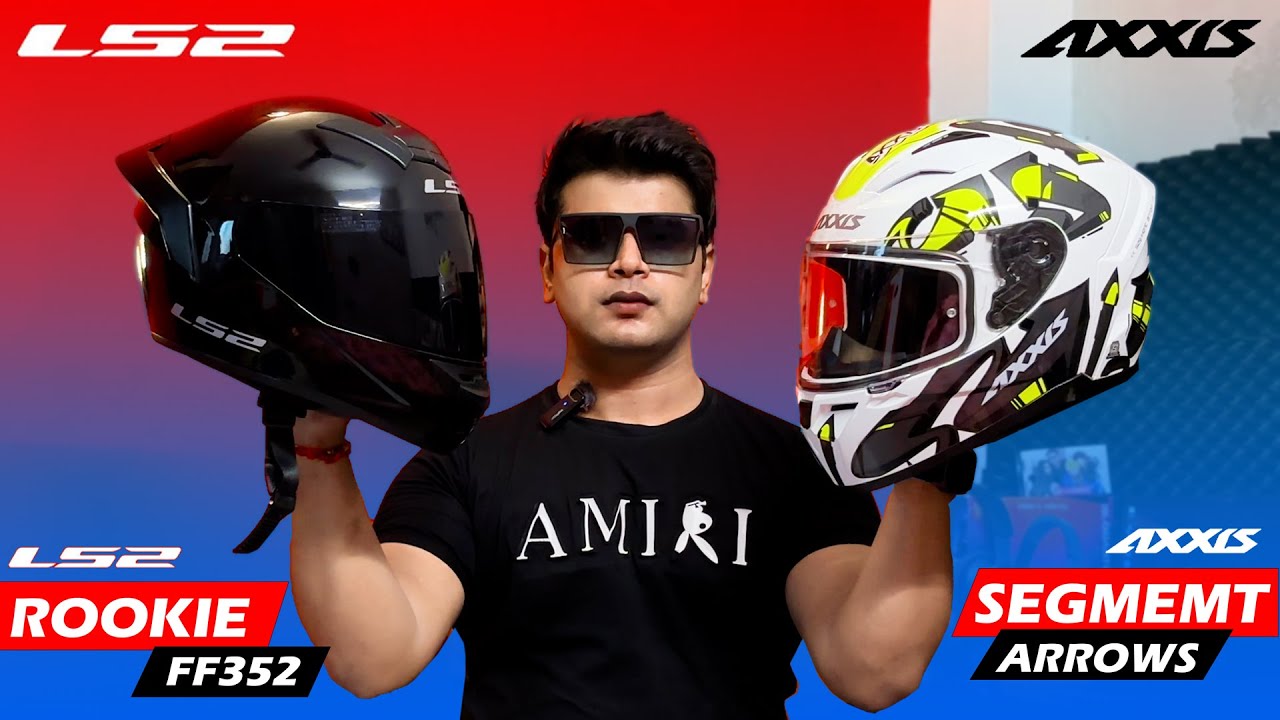 Ls2 Rookie Comparison Axxis Arrows Segment Helmet vs LS2 Rookie FF352 Helmet| Best Helmet ...