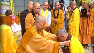 HT. Thích Trí Quảng Truyền Pháp Y Tại Chùa Khánh Vân