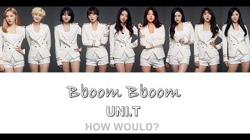 How would UNI.T sing Momoland Bboom Bboom
