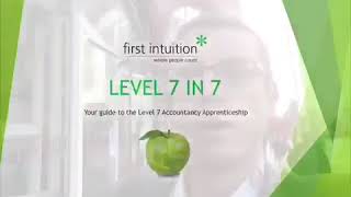 The level 7 Professional Accountant Apprenticeship standard
