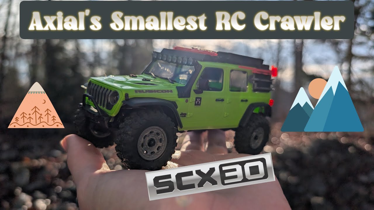 My Smallest RC Crawler YET!!! Axial Scx30 Wrangler - YouTube