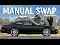 We manual-swapped our cheap supercharged Jaguar! | Project Jaaaag Ep.3