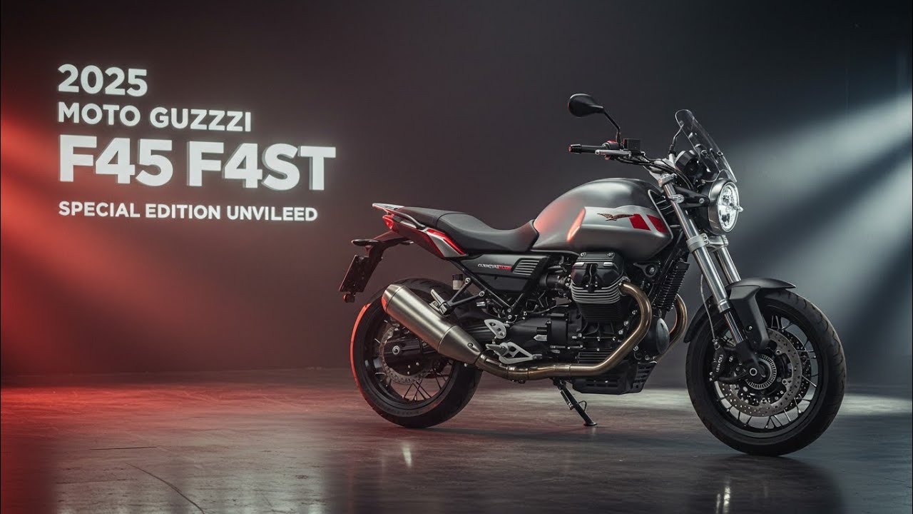 🔥 Новый Moto Guzzi F45 ST Special Edition 2025 года — итальянская мощь на двух колесах! 🇮🇹🏍️