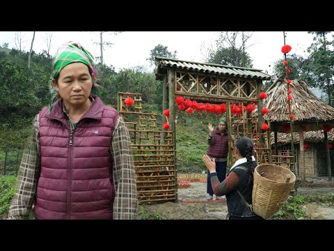 The real life of a 17-year-old girl - wrapping banh chung  to welcome the New Year 2026