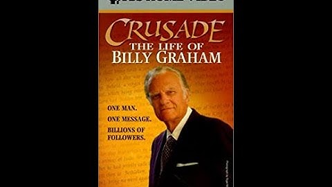 Opening to Crusade: The Life of Billy Graham 1996 VHS (Redone with Capture Card)