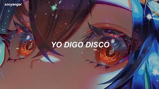 Video thumbnail of ""I say disco you say party" (Letra/Lyrics)"