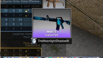 FACTORY NEW ICARUS FELL WORTH $160 DROPPED