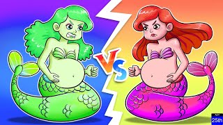 Pregnant Mermaid in Cartoon - Zombie vs Mermaid + More Zozobee Nursery Rhymes & Kids Songs