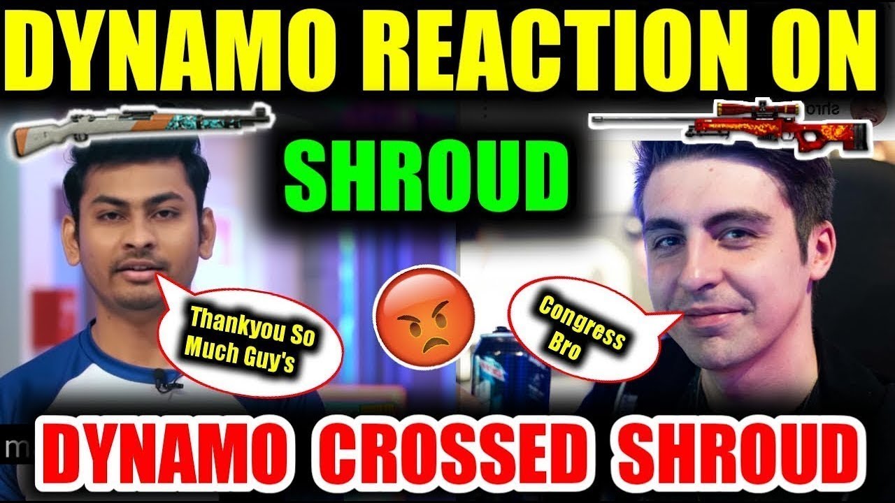 Dynamo Gaming: reaction on Shroud💥 Intense gameplay PUBG MOBILE 🔥