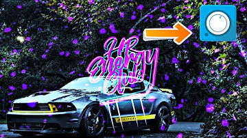 Glow text template / avee player templates / color changing leaves template