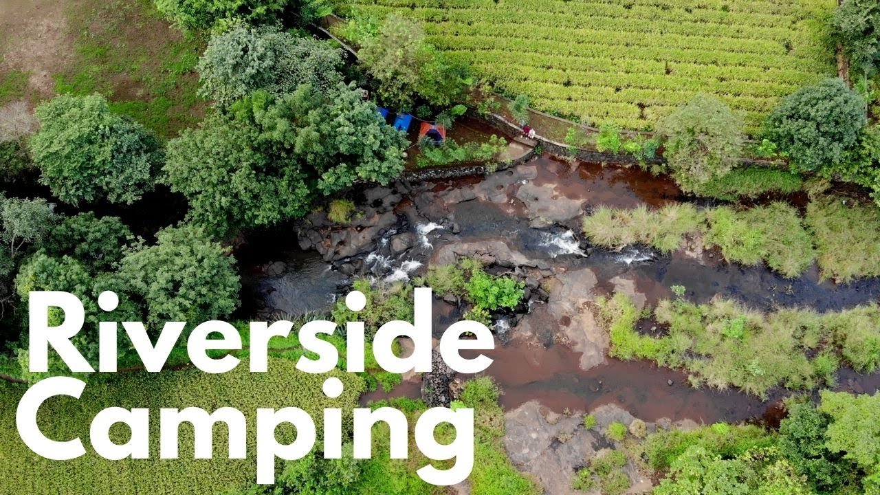 Riverside Camp near Lonavala | Drone Video  by Nomadic Tribes