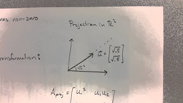 Idempotent Transformation - Matrix Example