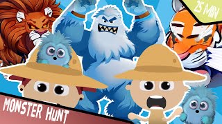 WE'RE GOING ON THE MONSTER HUNT - 25 MINUTES MIX SONG COMPILATION - MUSICAL CARTOON STORIES FOR KIDS